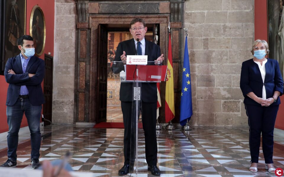 Ximo Puig destaca el trabajo realizado por Educación y Sanidad para 'garantizar la máxima seguridad' de los niños y niñas y del profesorado en el retorno a las aulas