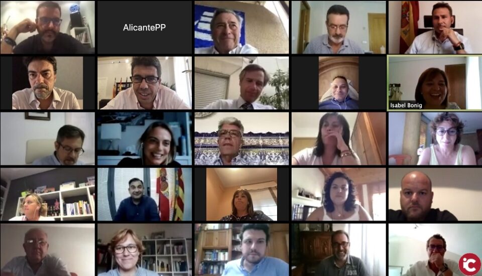 PP ALICANTE: El PP constituye su Consejo de Alcaldes y solicita la suspensión de la regla de gasto para 2021