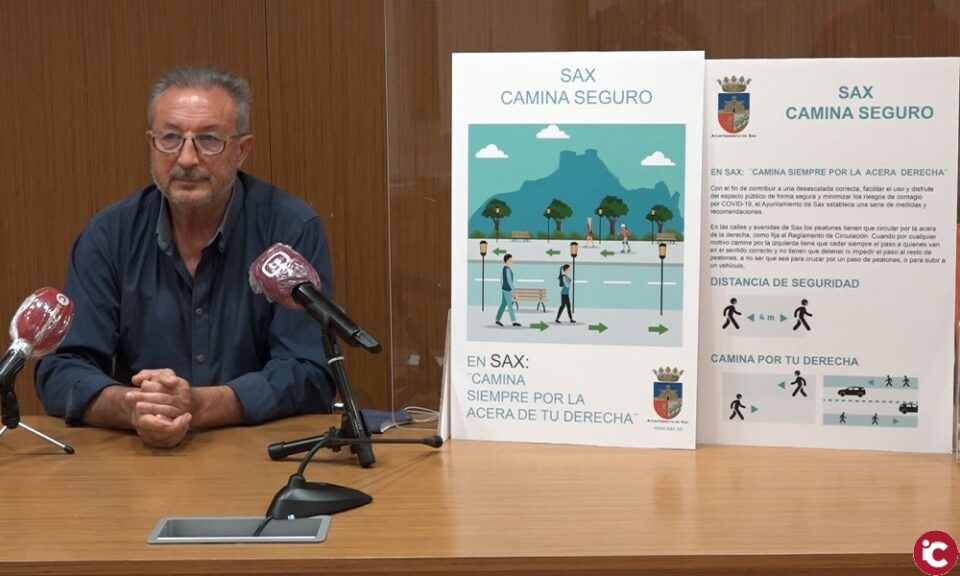 El Ayuntamiento de Sax lanza la nueva campaña Sax Camina Seguro