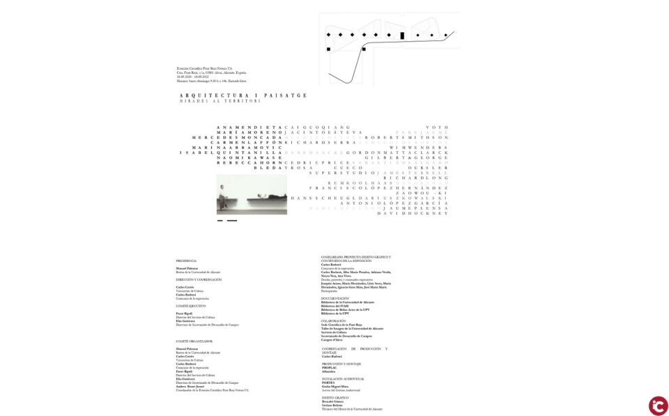 La UA inaugura l'exposició 'Arquitectura i paisatge: mirades al Territori' a l'Estació Científica Font Roja Natura
