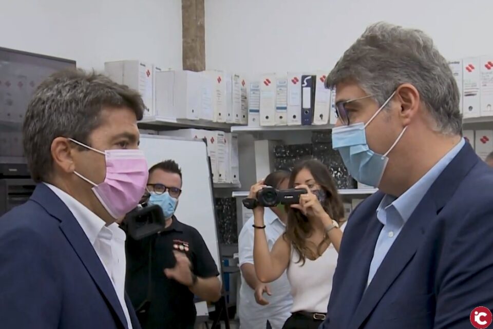 El presidente se desplaza al Medio Vinalopó para conocer de la mano de los empresarios las inquietudes de uno de los sectores productivos más importantes de la provincia Mazón reivindica inversiones de la Generalitat y el Estado para mantener la competiti
