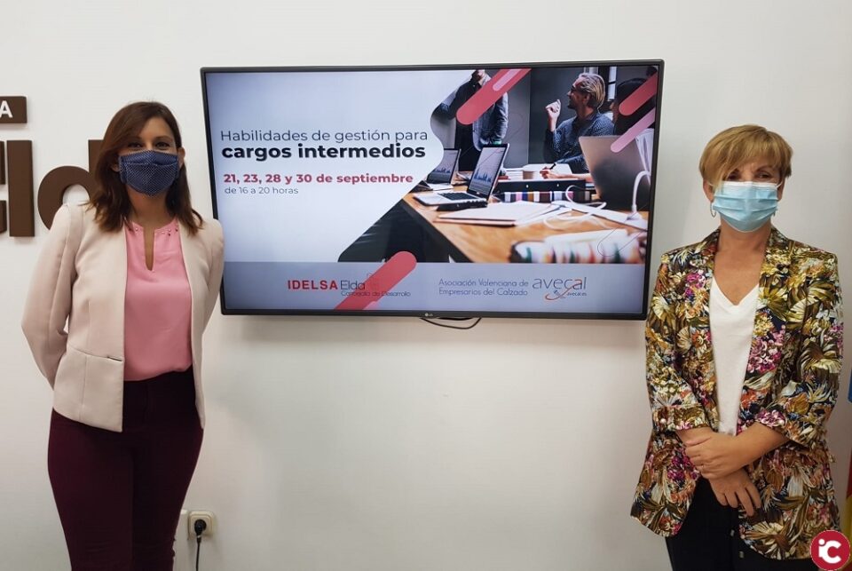 El Ayuntamiento de Elda y Avecal ponen en marcha un curso de formación para cargos intermedios de la industria del calzado