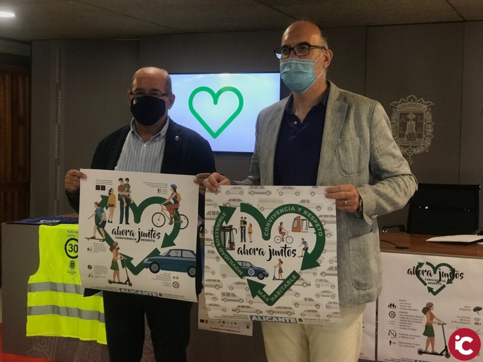 El Ayuntamiento presenta la nueva campaña de movilidad sostenible Ahora juntos para fomentar y concienciar sobre el respeto y la convivencia de peatones
