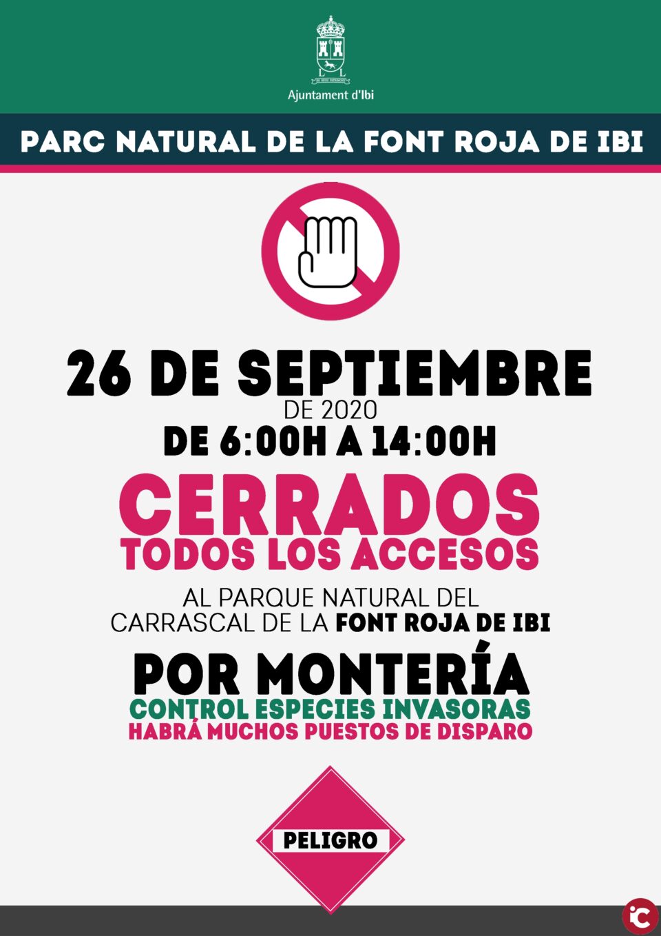 Montería de caza en el parque natural de la Font Roja para controlar la superpoblación de arruís