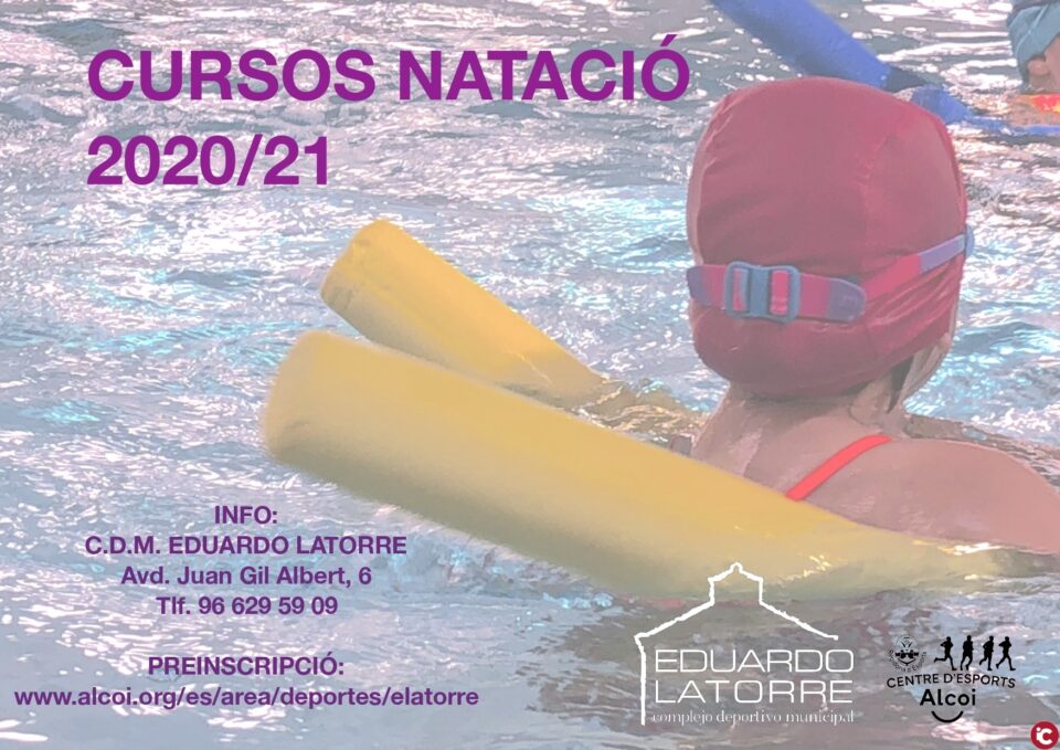 Tornen els cursos de natació de l'Eduardo Latorre amb novetats
