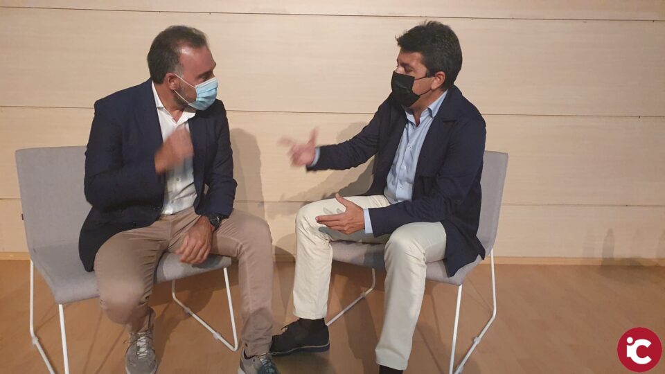 Rafael Serralta se reúne con Carlos Mazón para tratar la residencia de personas mayores dependientes de IBI