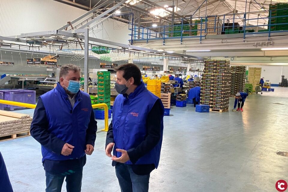 Visita a la finca 'Los Frutales' para extender el proyecto del Puerto Seco en Villena