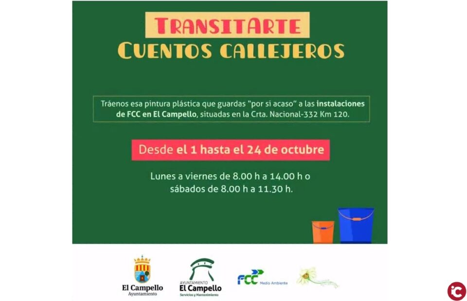 Campaña de reciclaje de pintura para crear un mural en la plaza del Carmen