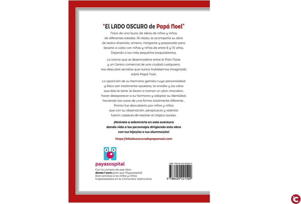 La obra de teatro El lado oscuro de Papa Noel se convierte en libro y recoge años después la lluvia de ideas de alumnos del colegio Rafael Altamira de El Campello