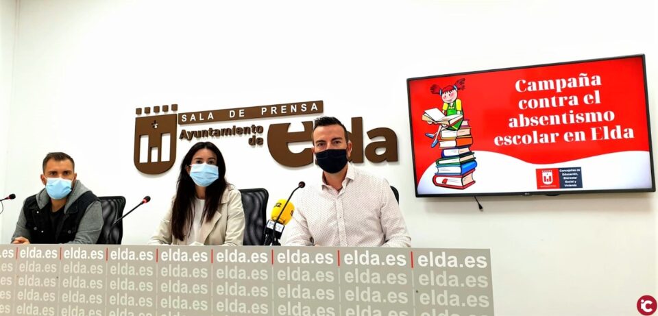 El Ayuntamiento de Elda inicia una campaña para poner freno al absentismo escolar en los centros educativos de la ciudad