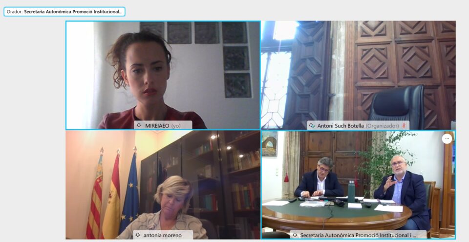 Les millores per a Cocentaina van ser el punt central de la reunió de l'alcaldessa de Cocentaina amb alts càrrecs de la Generalitat Valenciana