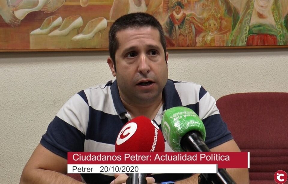 Victor Sales (C's Petrer) critica diversas actuaciones del equipo de gobierno local