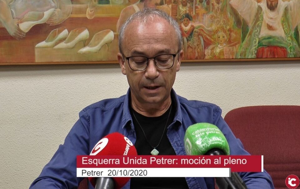 Esquerra Unida Petrer reclama más transpariencia e información