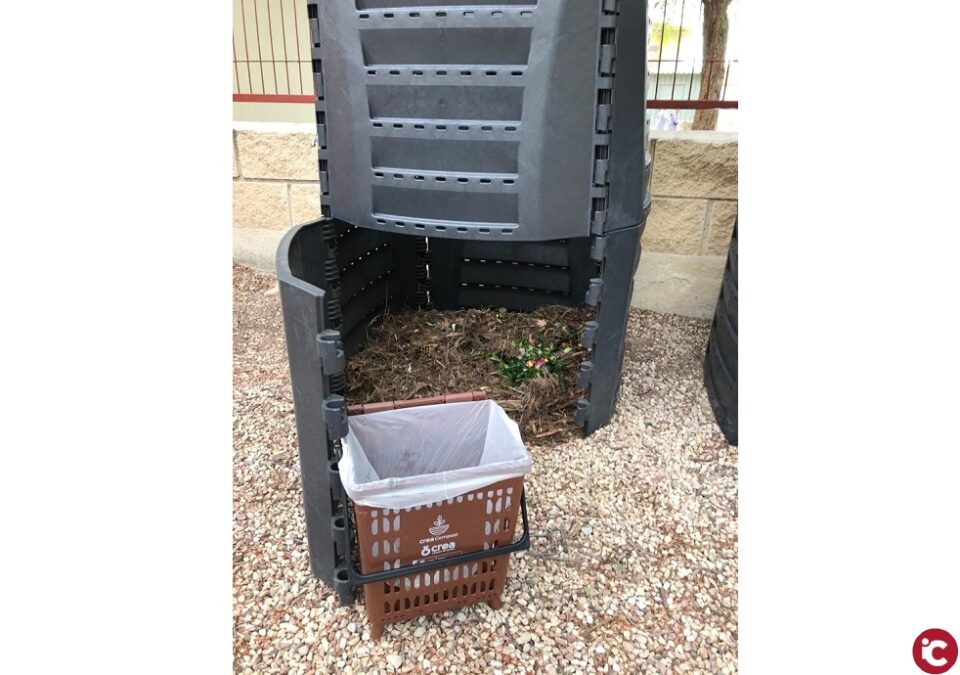 Primer compostador escolar en Monóvar