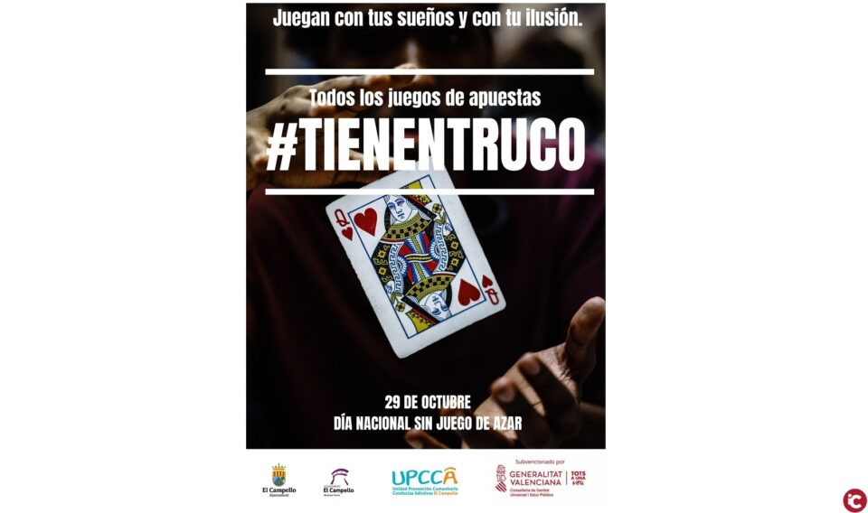 La UPCCA pone en marcha la campaña "Todos los juegos de azar tienen truco"
