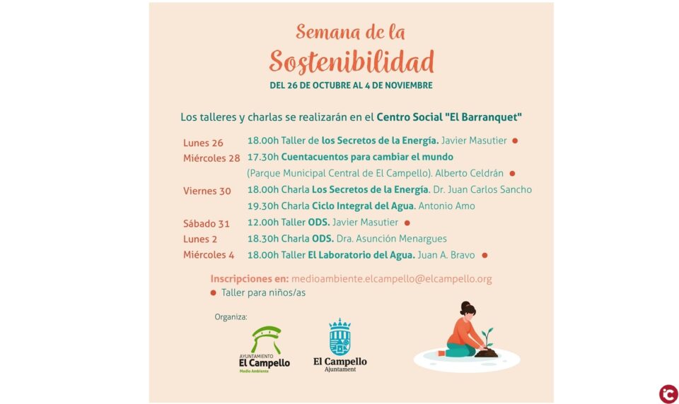 Aplazada la semana de la sostenibilidad