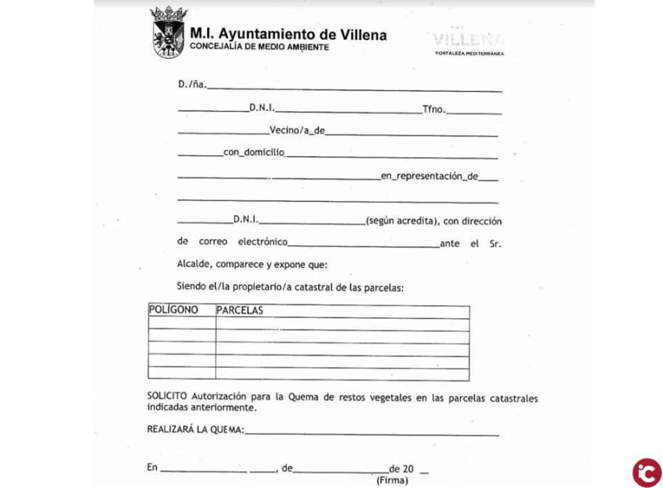 Las solicitudes de quema de restos vegetales necesitan este año cita previa a causa del Covid