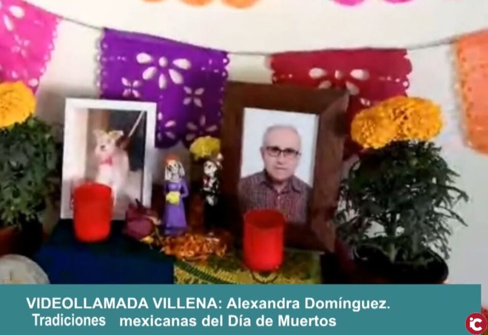 Ofrenda para el Día de Muertos de México