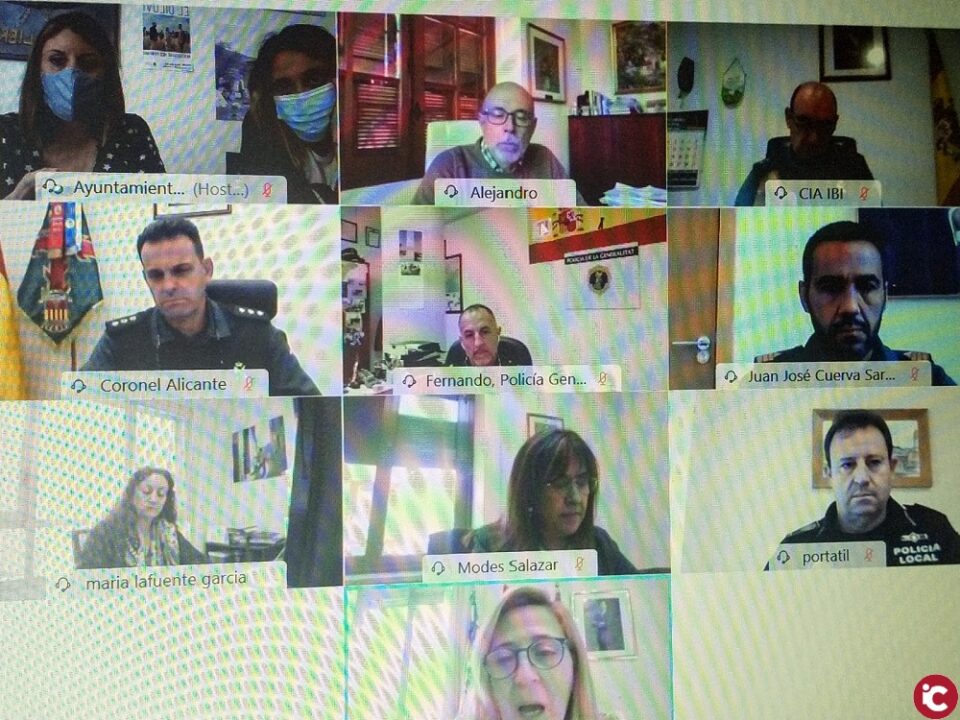 Se ha celebrado la Junta Local de Seguridad del municipio de manera telemática