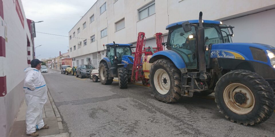 Desinfección de calles