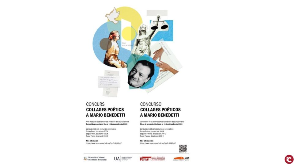 La UA llança el concurs Collages Poètics a Mario Benedetti