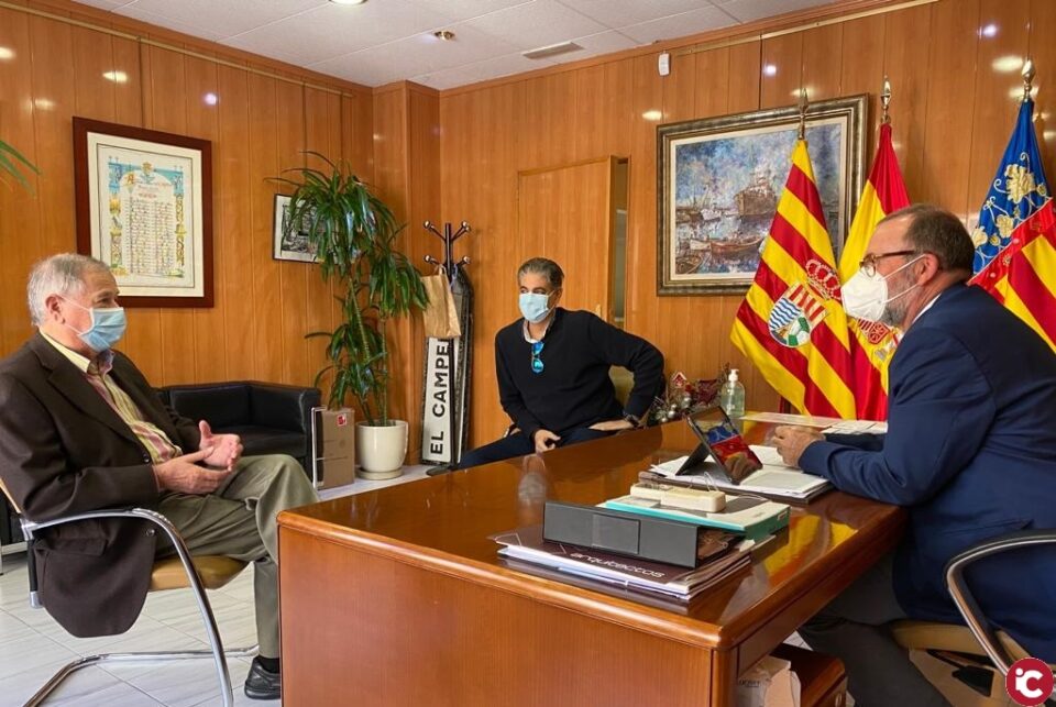 Visita institucional al alcalde de Alejandro Garea Ramos