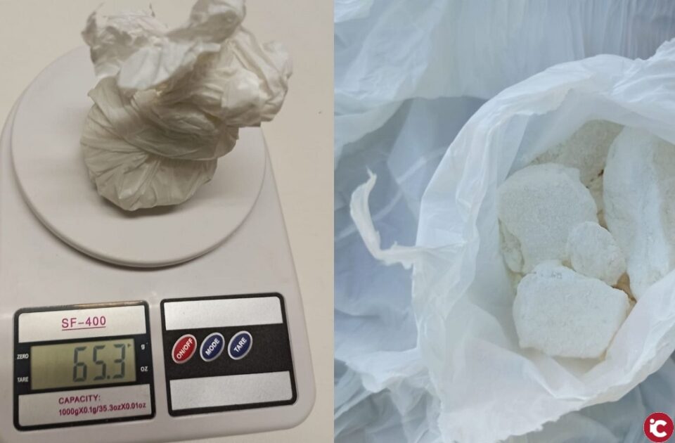 La Policía Local de Elda detiene a un individuo con 65 gramos de cocaína en uno de los controles del confinamiento perimetral