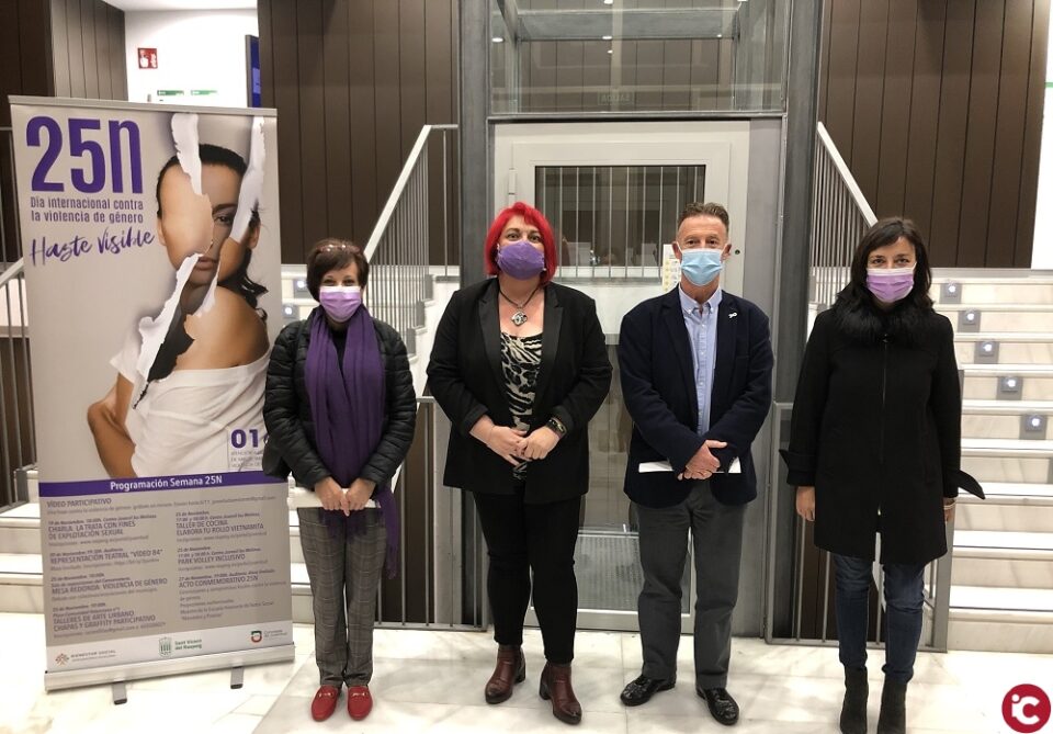 San Vicente cierra un 25N muy reivindicativo con aforo completo