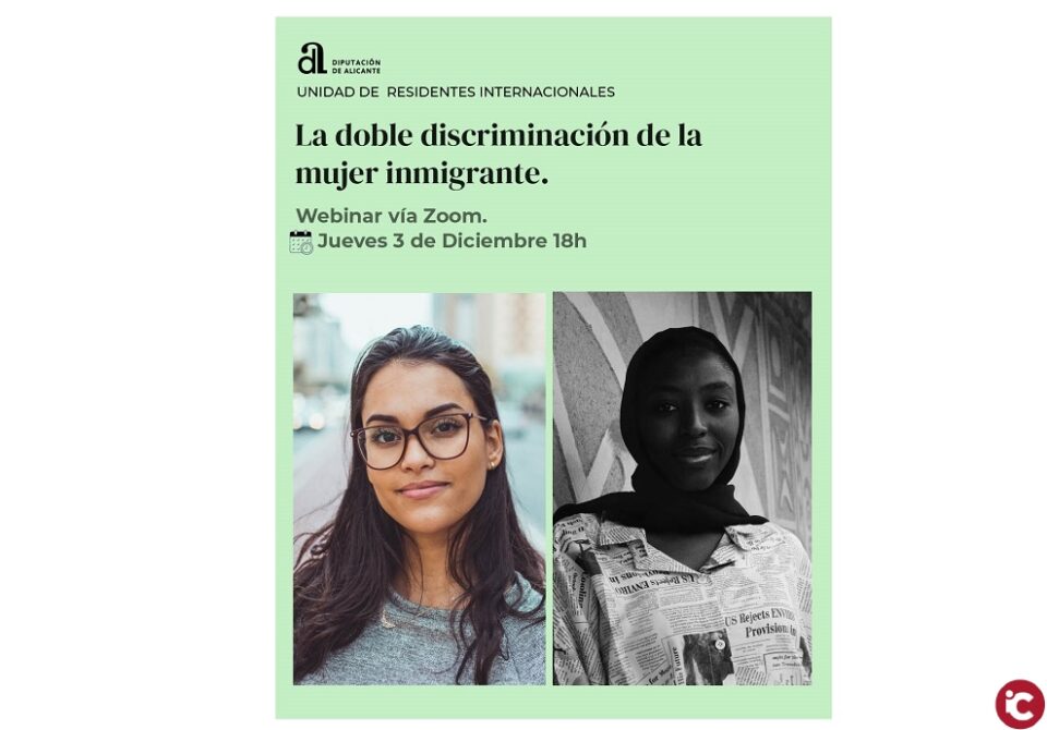 La Diputación aborda la discriminación de las mujeres inmigrantes y el acceso a la nacionalidad española en dos encuentros virtuales