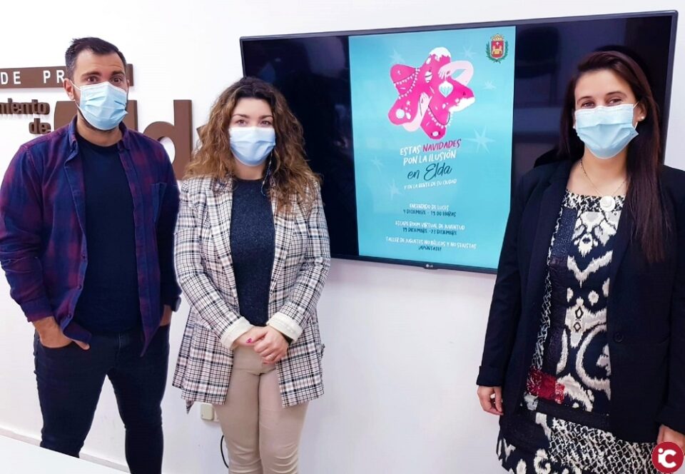 El Ayuntamiento de Elda enciende mañana viernes el alumbrado navideño para incentivar las compras en el comercio local