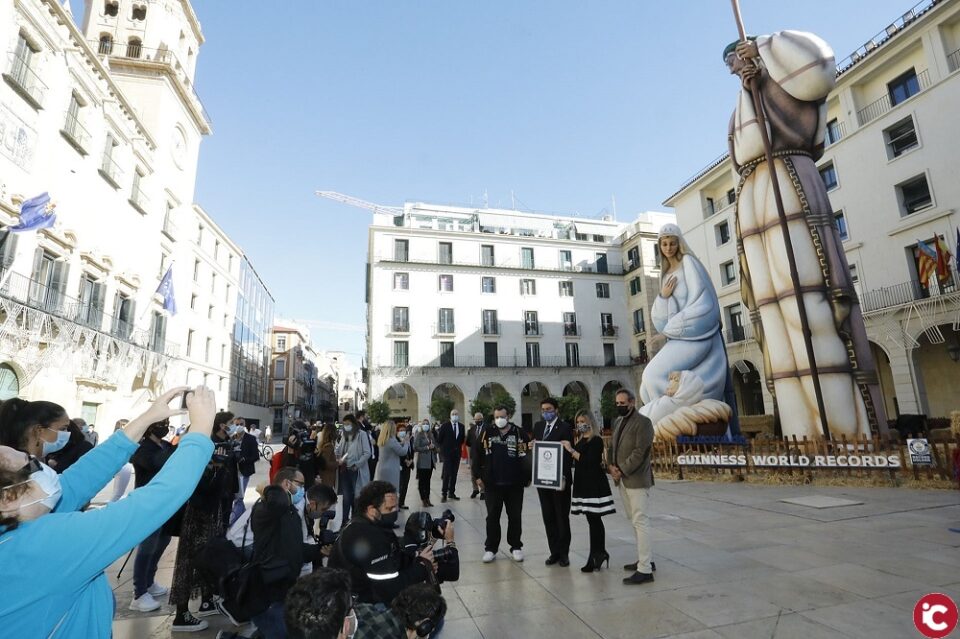 Amplia repercusión nacional e internacional del Récord Guinness de Alicante con su Belén monumental