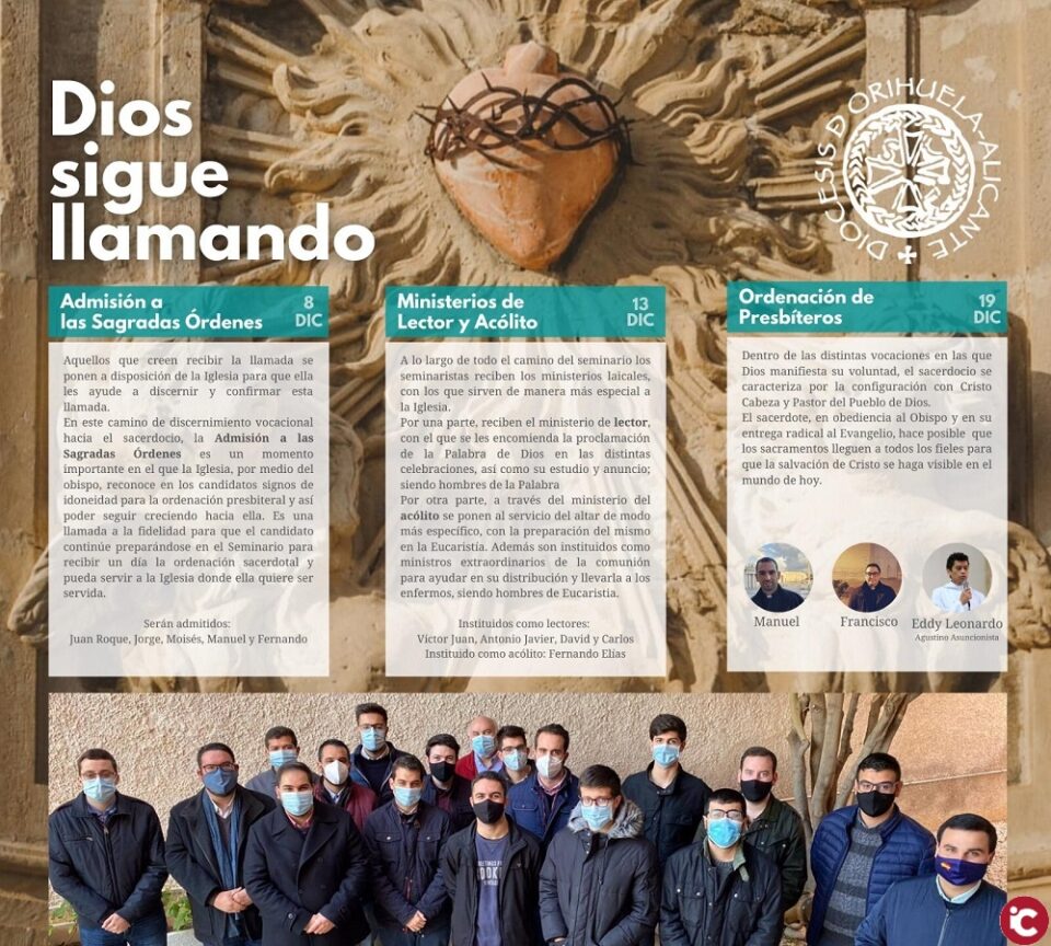 Aumento de vocaciones que en la Diócesis de Orihuela