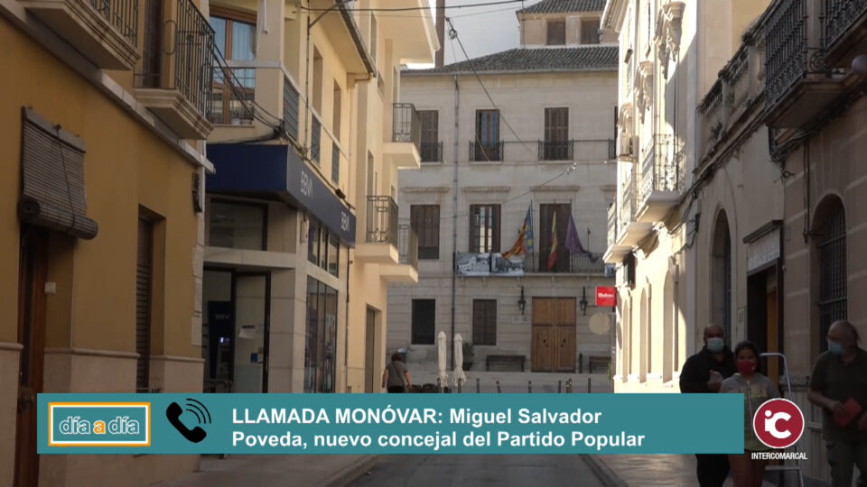 Hablamos con Miguel Salvador Poveda nuevo concejal del grupo popular en Monóvar