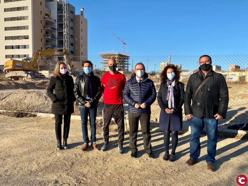 Deportes construye una pista de pumptrack junto al parque infantil de tráfico de El Campello