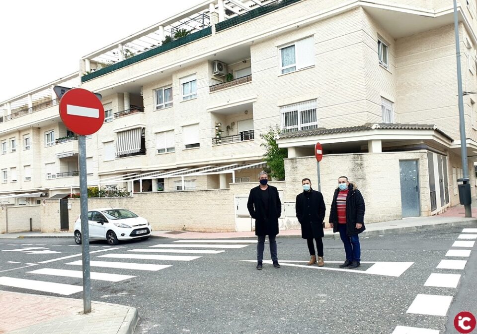 La Concejalía de Seguridad Ciudadana y Transporte concluye la reorganización de la circulación de vehículos en Molinos de Félix