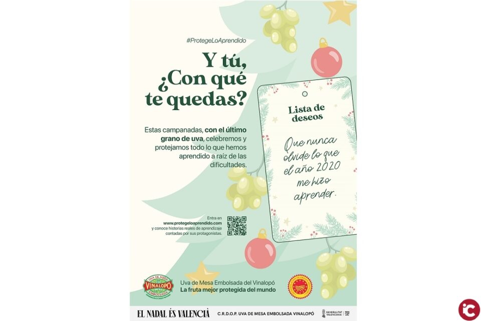 La COP Uva de Mesa Embolsada del Vinalopó nos invita a 'proteger lo aprendido' en este complicado y difícil año 2020