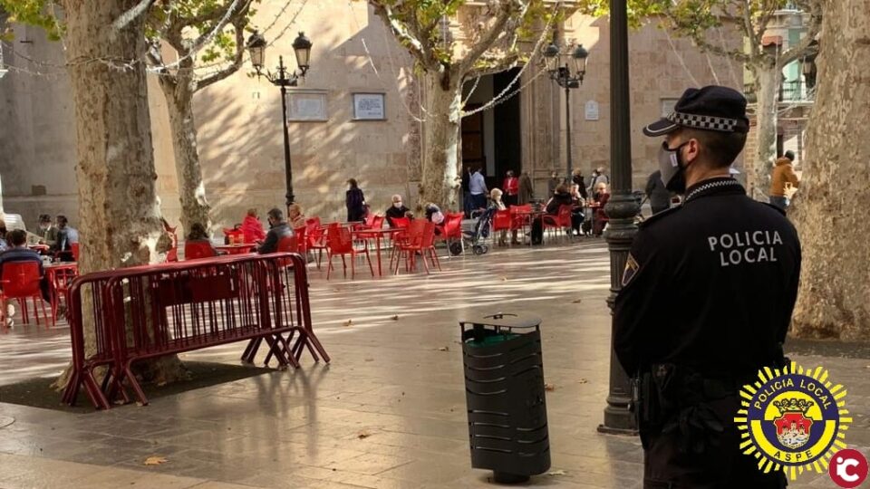 El Ayuntamiento de Aspe aumenta los controles para paliar el Covid-19