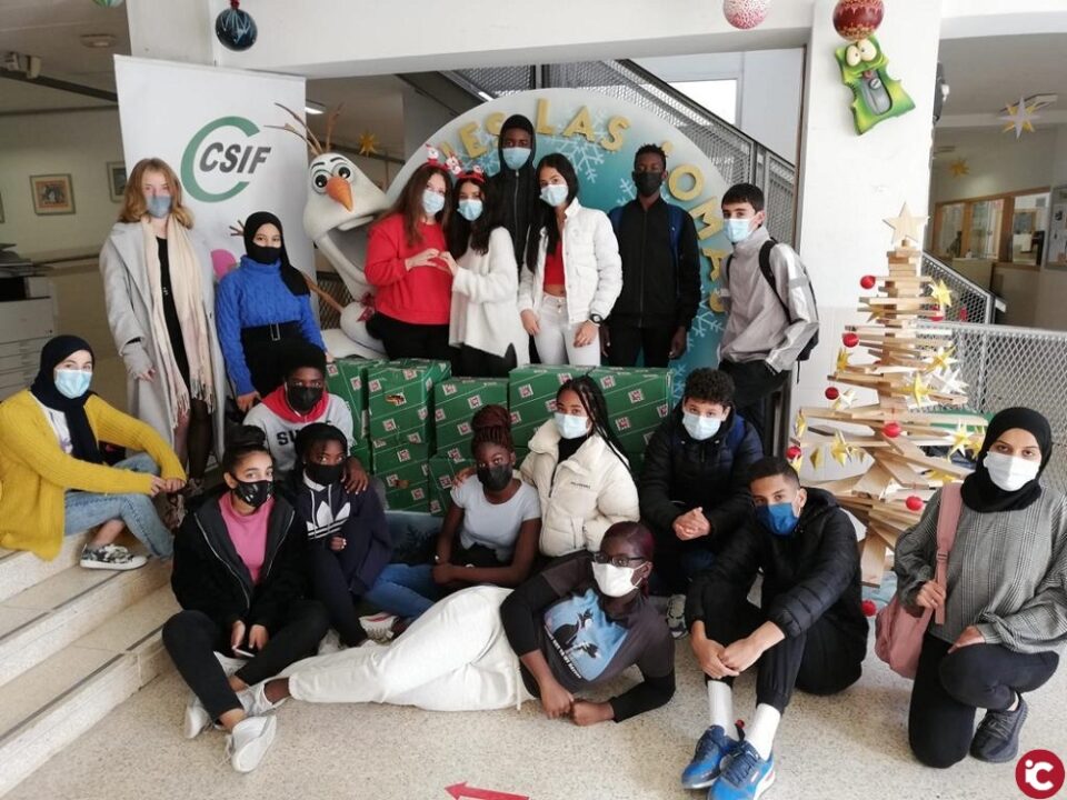 CSIF colabora con la campaña Solidarios Las Lo+ del IES Las Lomas de Alicante