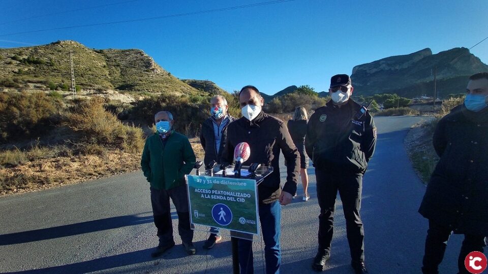 Petrer peatonaliza el camino de acceso al Cid los días 27 y 31 y recomienda buscar parajes alternativos para evitar aglomeraciones