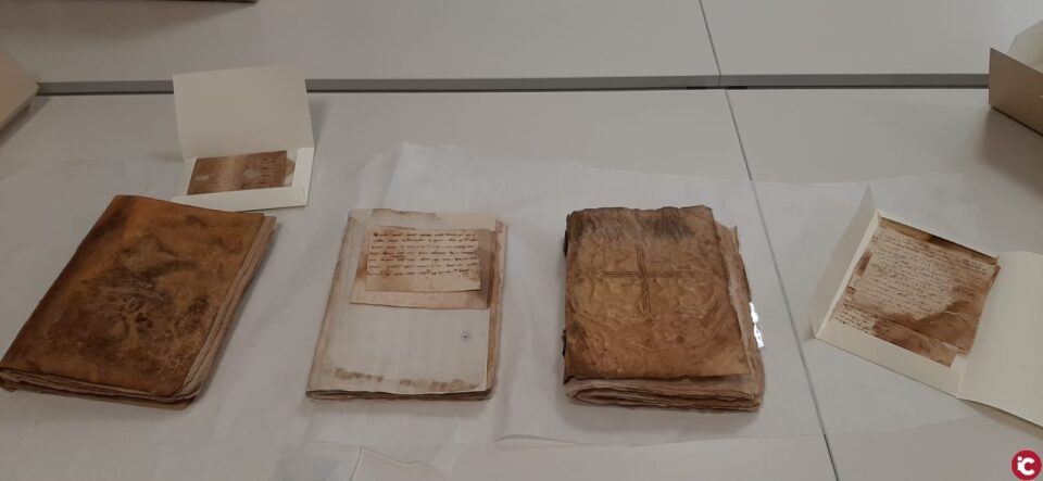 Els llibres de Corts de Justícia del segle XIII apleguen restaurats a lArxiu Municipal de Cocentaina