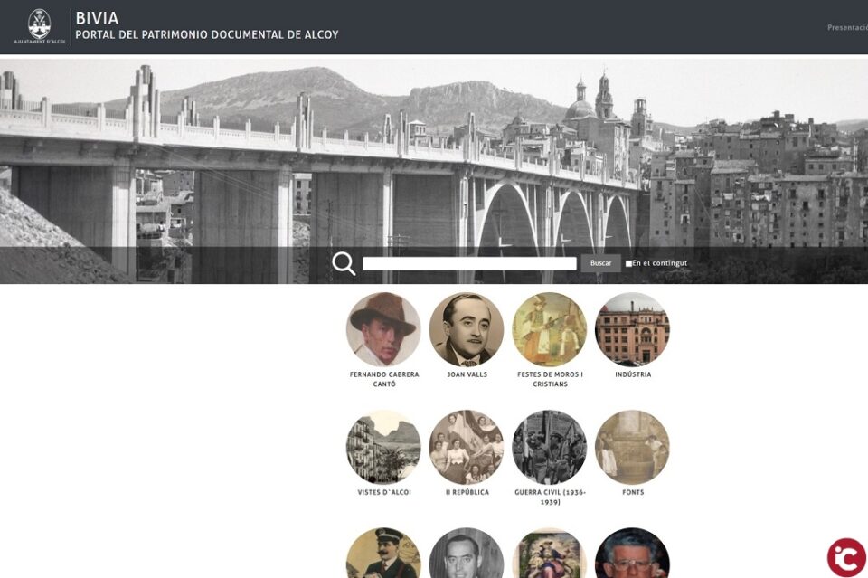 El portal documental dAlcoi BIVIA duplica les seues consultes i supera el milió i mig des de la seua posada en marxa
