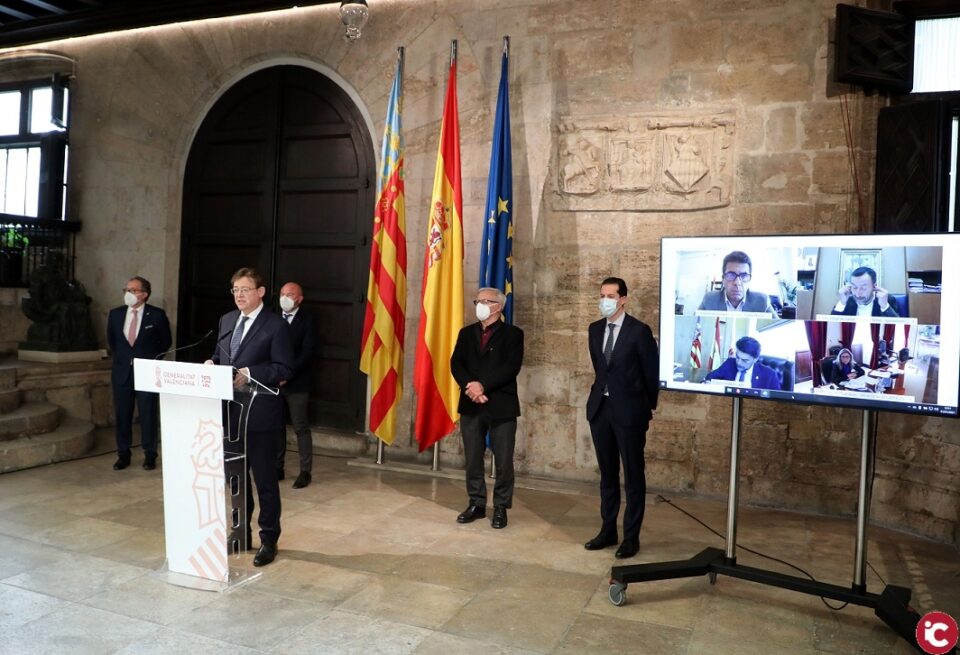 Ximo Puig anuncia que la línea de ayudas Paréntesis para los autónomos y microempresas más afectados por las restricciones de la COVID-19 estará dotada con 160 millones de euros