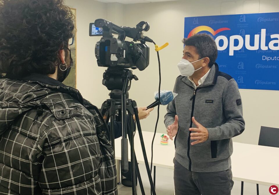 (PP). Mazón exige a Puig que medie con Sánchez la bajada del IVA eléctrico a la hostelería y sectores afectados por el COVID para compensar la caída de ventas