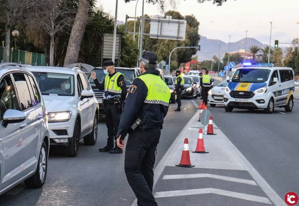 El concejal de Seguridad destaca el alto cumplimiento de los ciudadanos al cierre perimetral de Alicante con tan sólo un 2