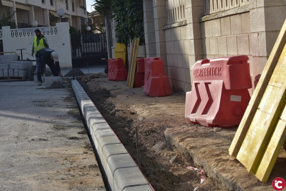 Petrer lleva a cabo obras de mejora de accesibilidad en varias calles del barrio San José