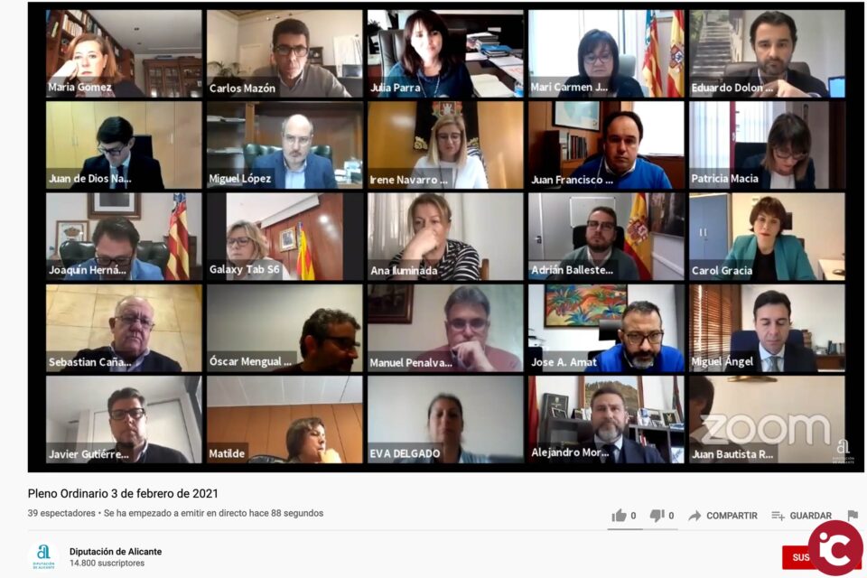 El equipo de Gobierno de la Diputación ofrece diálogo a la Generalitat y aplaza las enmiendas al Fondo de Cooperación