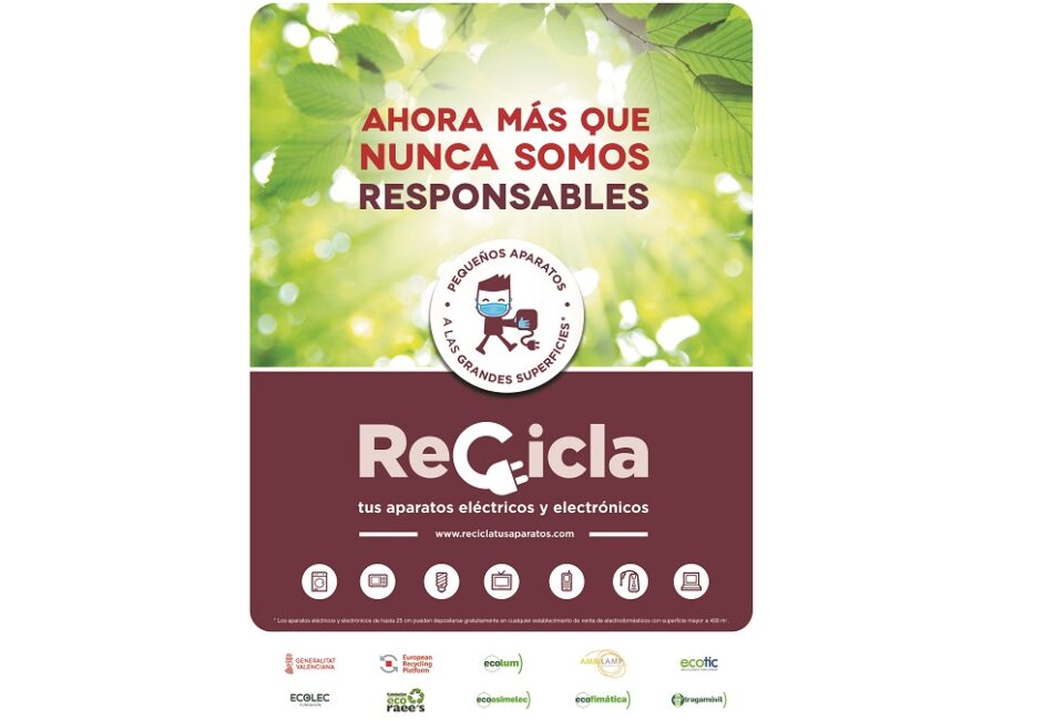 La campaña Recicla tus aparatos lleva a Aspe un punto limpio móvil para reciclar RAEE´s