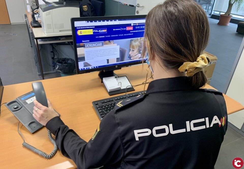 Una denuncia interpuesta en la página web www.policia.es hizo posible la detención de una persona por malos tratos