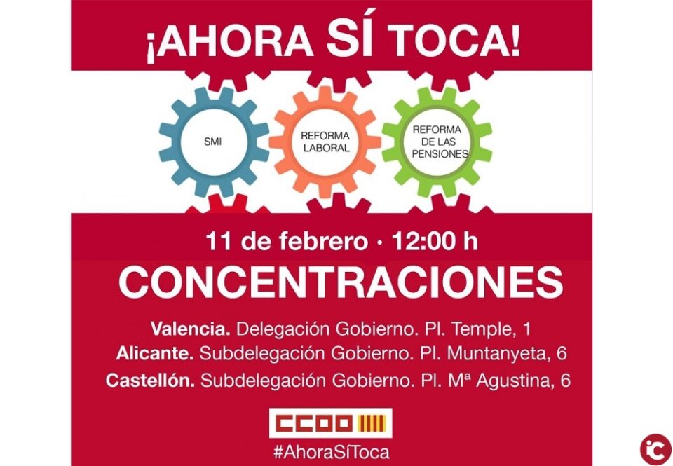 Movilizaciones por el aumento del SMI