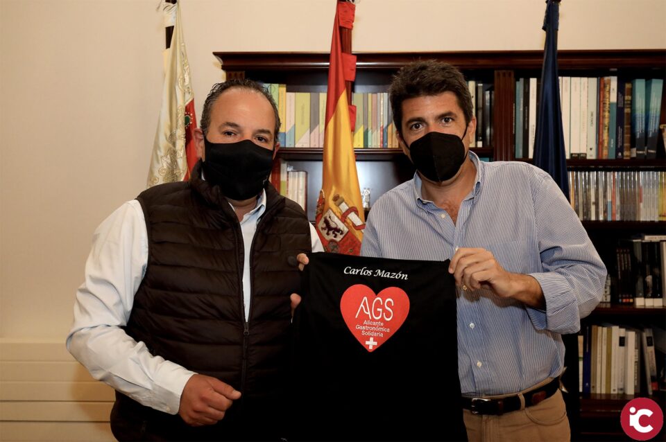 La Diputación refuerza con 20.000 euros su compromiso con el proyecto 'Alicante Gastronómica Solidaria'